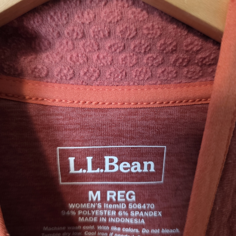 Red Quarter-Zip Pullover Large - Picture 2 of 3